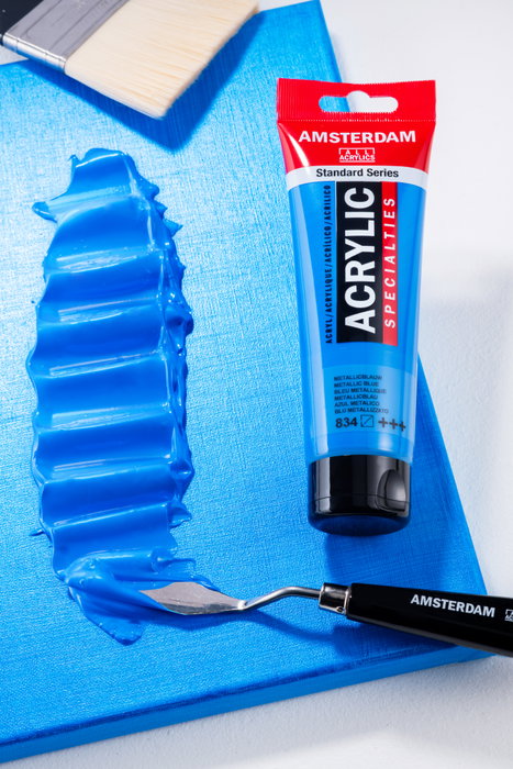 Amsterdam Pintura Acrílica Standard Series Azul Metálico 834